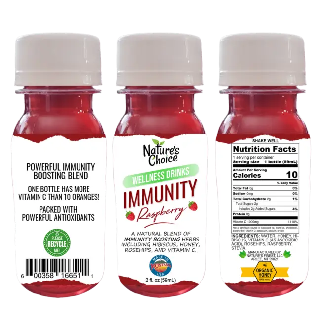 Raspberry Immunity Booster - 12 pack